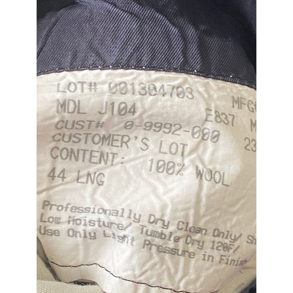 Hickey Freeman Men's Black 100% Wool Super 130s Suit Jacket Blazer Nordstrom 44L - Picture 6 of 7